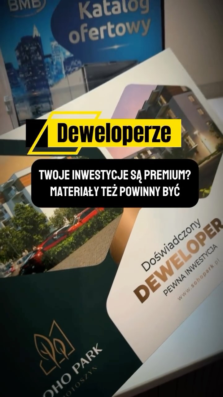 Twoja inwestycja zasługuje na coś więcej niż tylko broszurkę.
Daj klientowi narzędzie, …